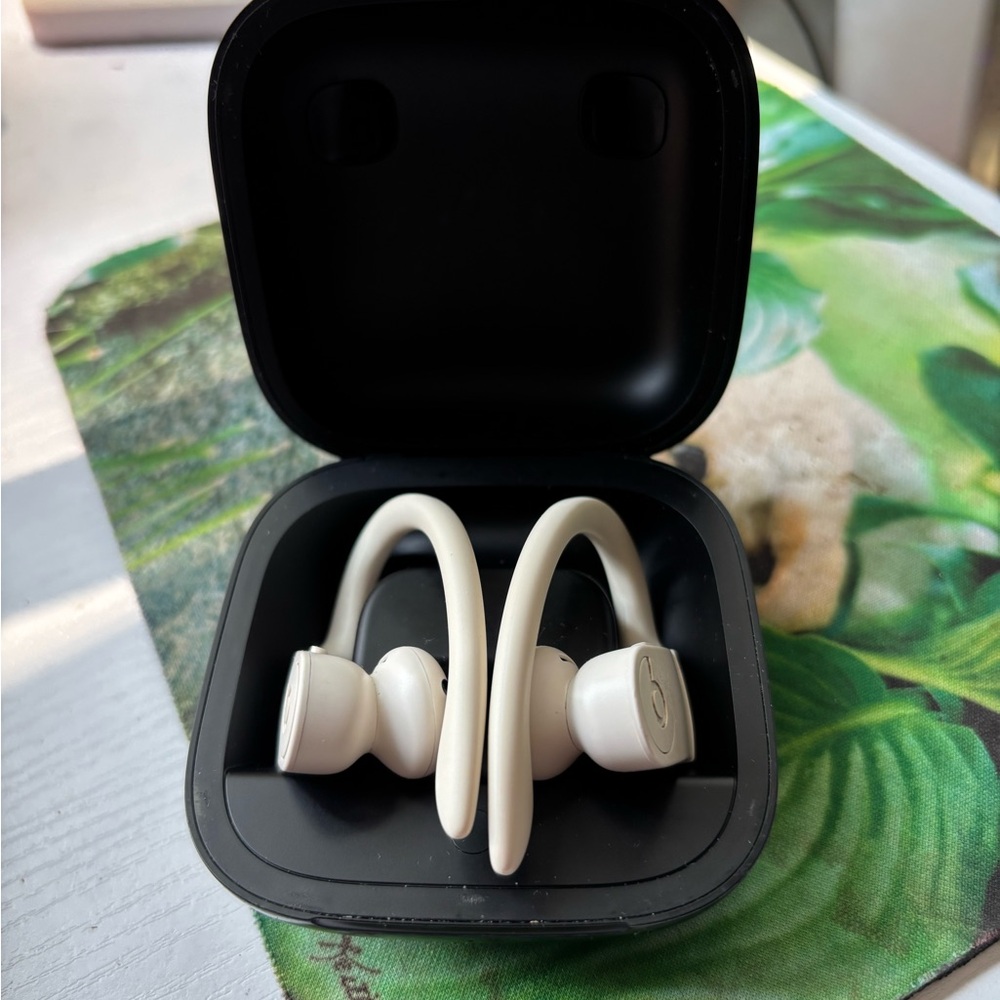 Beats White Wireless Earbuds with Charging Case